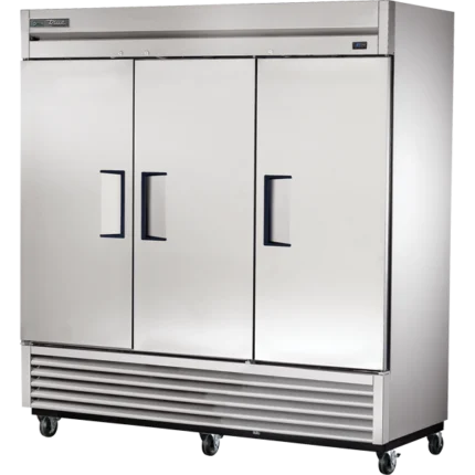 True TS-72-HC Reach-In Solid Swing Door Stainless Steel Refrigerator with Hydrocarbon Refrigerant