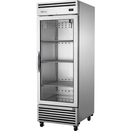 True TGN-1R-1G Reach-In Glass Swing Door Refrigerator with Hydrocarbon Refrigerant