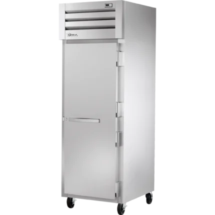 True STG1H-1S Reach-In Solid Swing Door Heated Cabinet