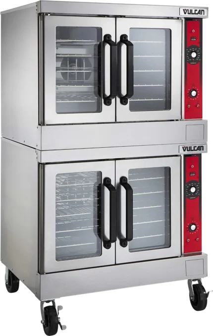 Vulcan VC44 Double Stacked 42 1/4" Depth Electric Convection Oven Model: #VC44ED