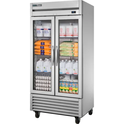 True T-35G-HC~FGD01 Reach-In Glass Swing Door Refrigerator with Hydrocarbon Refrigerant