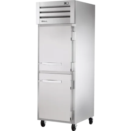 True STG1H-2HS Reach-In Solid Half Swing Door Heated Cabinet