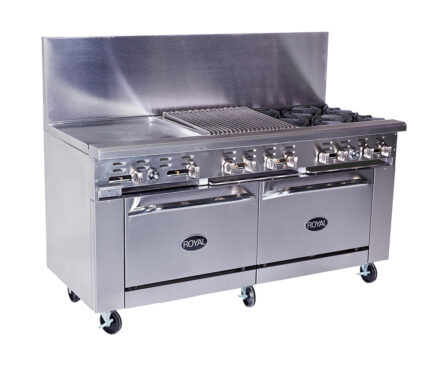 Royal RR-G24-24RB-4 Custom Combination Gas Range Series