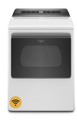 Whirlpool WED6120HW 7.4 cu. ft. Smart Top Load Electric Dryer