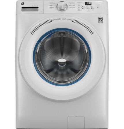 GE®GFW350SSYWW ENERGY STAR® 4.6 cu. ft. Capacity Smart Front Load Washer
