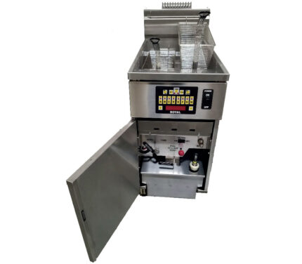 Royal RHEF-45-CM-2 45 lb. High Efficiency Fryer with Built-in Filter