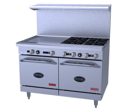 Royal RDR-6G24 48″ Gas Restaurant Range RDR Series