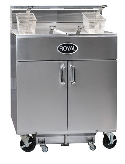 Royal RFT-75-EM-2 75 lb. Fryer with Built-in Filter
